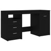 Schwarzer Schreibtisch Modiga 140x50x76cm (Holz)