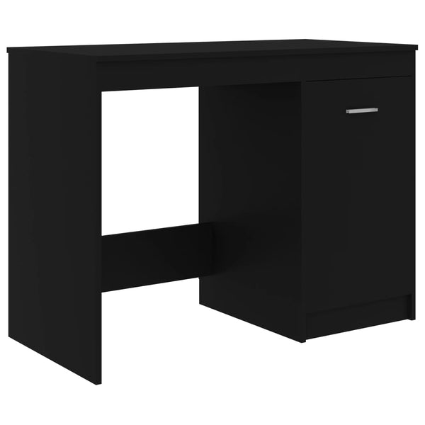 Schwarzer Schreibtisch Modiga 140x50x76cm (Holz)