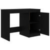 Schwarzer Schreibtisch Modiga 140x50x76cm (Holz)