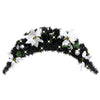 Schwarzer Weihnachtsbogen mit LED-Beleuchtung Maciuca 90cm (PVC)