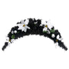 Schwarzer Weihnachtsbogen mit LED-Beleuchtung Maciuca 90cm (PVC)