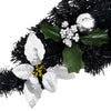 Schwarzer Weihnachtsbogen mit LED-Beleuchtung Maciuca 90cm (PVC)