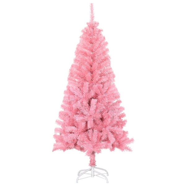 Rosa künstlicher Weihnachtsbaum mit Ständer Pasaj 150cm (PVC)