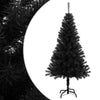 Schwarzer künstlicher Weihnachtsbaum mit Ständer, Pasaj 150cm (PVC)