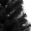 Schwarzer künstlicher Weihnachtsbaum mit Ständer, Pasaj 150cm (PVC)