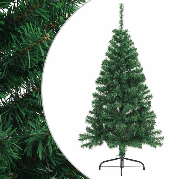 Grüner halber künstlicher Weihnachtsbaum auf Ständer Agr 150cm (PVC)