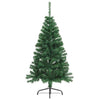 Grüner halber künstlicher Weihnachtsbaum auf Ständer Agr 150cm (PVC)