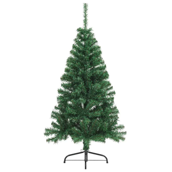 Grüner halber künstlicher Weihnachtsbaum auf Ständer Agr 150cm (PVC)