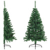 Grüner halber künstlicher Weihnachtsbaum auf Ständer Agr 150cm (PVC)