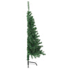 Grüner halber künstlicher Weihnachtsbaum auf Ständer Agr 150cm (PVC)