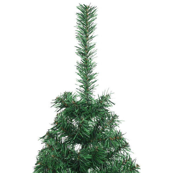 Grüner halber künstlicher Weihnachtsbaum auf Ständer Agr 150cm (PVC)