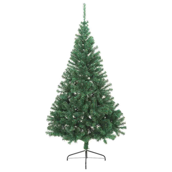 Künstlicher halber Weihnachtsbaum Agr, grün, mit Ständer, 210cm (PVC)