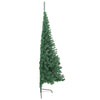 Künstlicher halber Weihnachtsbaum Agr, grün, mit Ständer, 210cm (PVC)