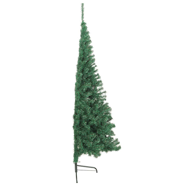 Künstlicher halber Weihnachtsbaum Agr, grün, mit Ständer, 210cm (PVC)