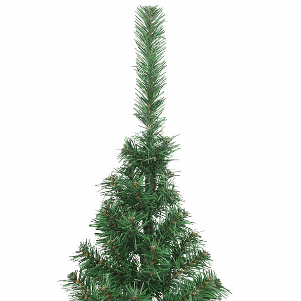 Künstlicher halber Weihnachtsbaum Agr, grün, mit Ständer, 210cm (PVC)
