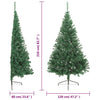 Künstlicher halber Weihnachtsbaum Agr, grün, mit Ständer, 210cm (PVC)