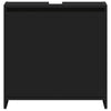 Schwarzer Badezimmerschrank Ozsvath 60x33x61cm (Holz)