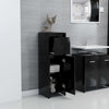 Schwarzer Badezimmerschrank Ciang 30x30x95cm (Holz)