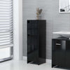 Schwarzer Badezimmerschrank Ciang 30x30x95cm (Holz)
