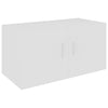 Weißer Wandschrank Radegunde 80x39x40cm (Holz)