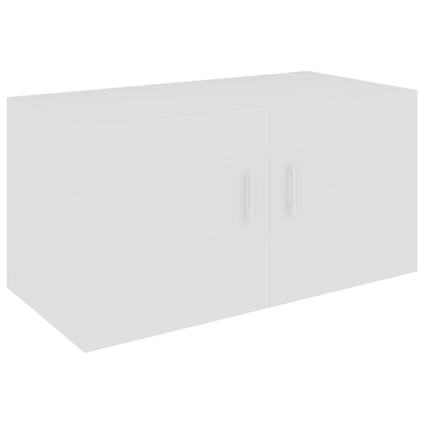 Weißer Wandschrank Radegunde 80x39x40cm (Holz)