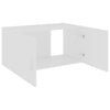Weißer Wandschrank Radegunde 80x39x40cm (Holz)