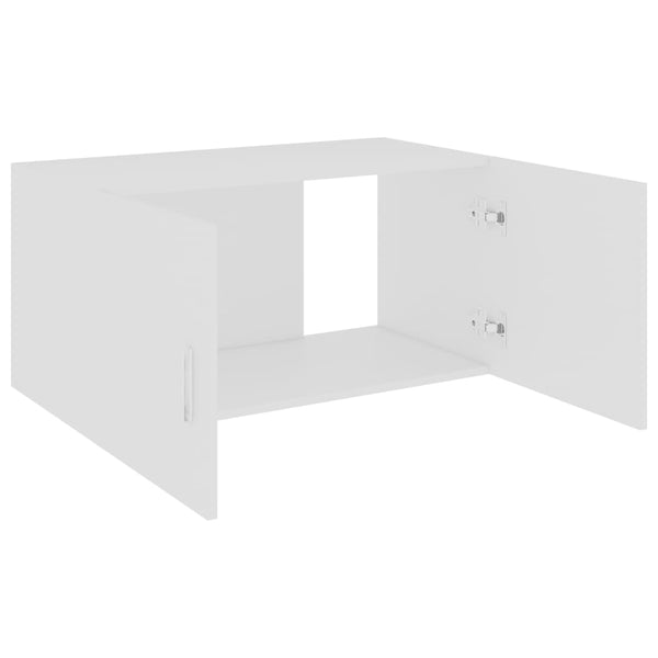 Weißer Wandschrank Radegunde 80x39x40cm (Holz)