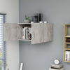 Wandschrank Radegunde 80x39x40cm betongrau (Holz)