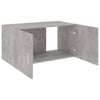 Wandschrank Radegunde 80x39x40cm betongrau (Holz)
