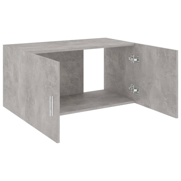Wandschrank Radegunde 80x39x40cm betongrau (Holz)