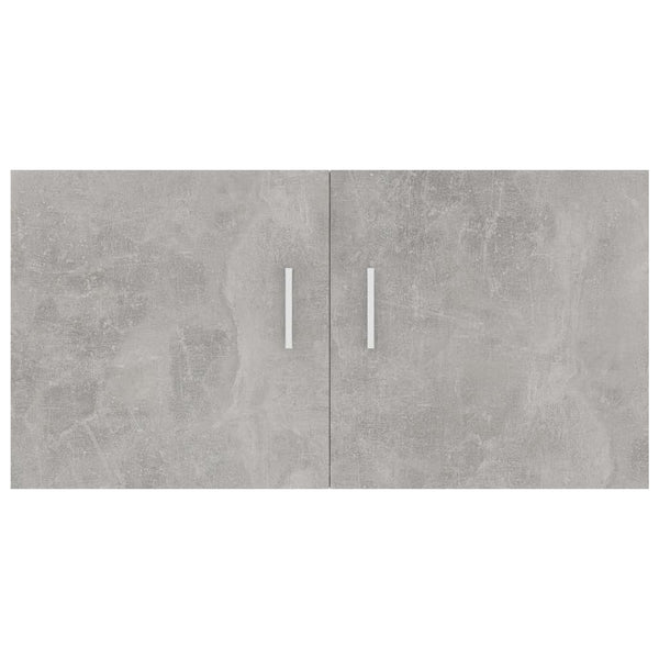 Wandschrank Radegunde 80x39x40cm betongrau (Holz)