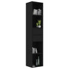 Schwarzes Bücherregal Grofu 36x30x171cm (Holz)