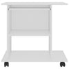 Weißer Computertisch Tasita 80x50x75cm (Holz)