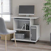 Weißer Computertisch Tasita 80x50x75cm (Holz)