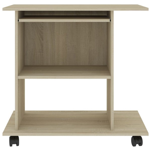Sonoma-Eiche Computertisch Tasita 80x50x75cm (Holz)