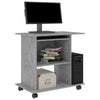 Computertisch aus Betongrau Tasita 80x50x75cm (Holz)