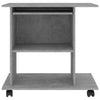 Computertisch aus Betongrau Tasita 80x50x75cm (Holz)