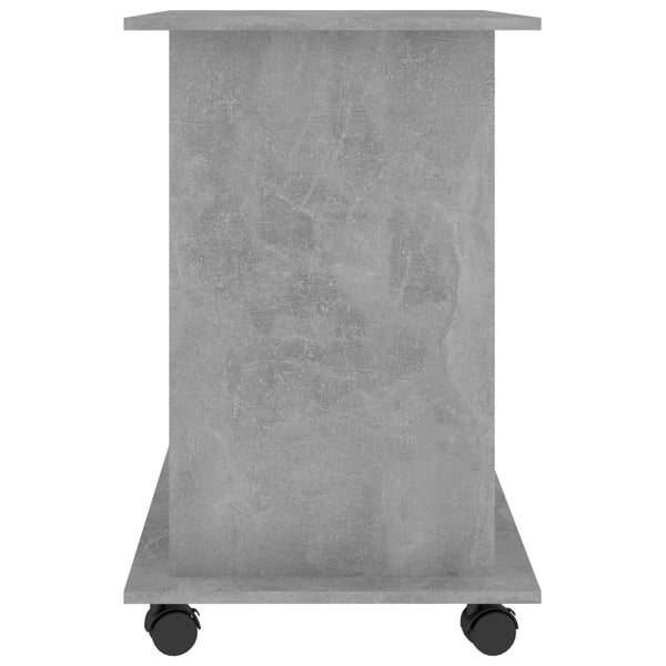 Computertisch aus Betongrau Tasita 80x50x75cm (Holz)