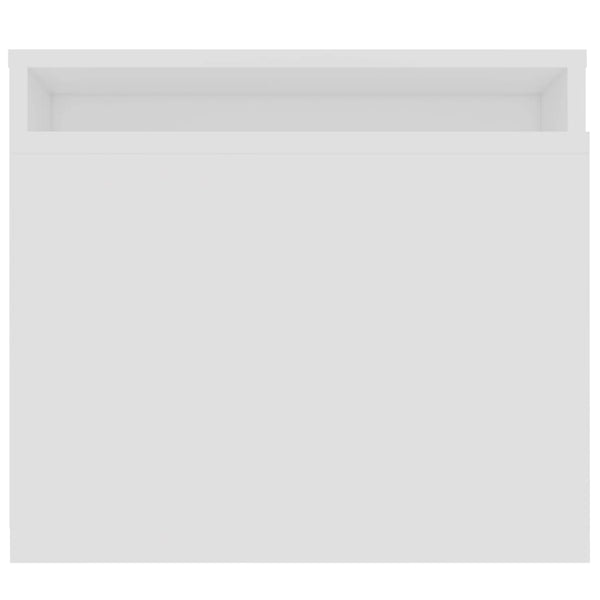 Weißes Couchtisch-Set Geralyn 100x48x40cm (Spanplatte)