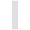 Weißes Wandregal Ispasia 90x16x78cm (Holz)