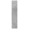 Betoninharmaa seinähylly Ispasia 90x16x78cm (puinen)