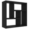 Schwarzes Wandregal Gricore 45,1x16x45,1cm (Holz)