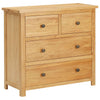 Kommode Terzi 80x35x75cm (Eiche)