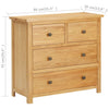 Kommode Terzi 80x35x75cm (Eiche)