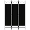 Schwarzer Raumteiler Yener 120x180cm (3-)