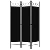 Schwarzer Raumteiler Yener 120x180cm (3-)