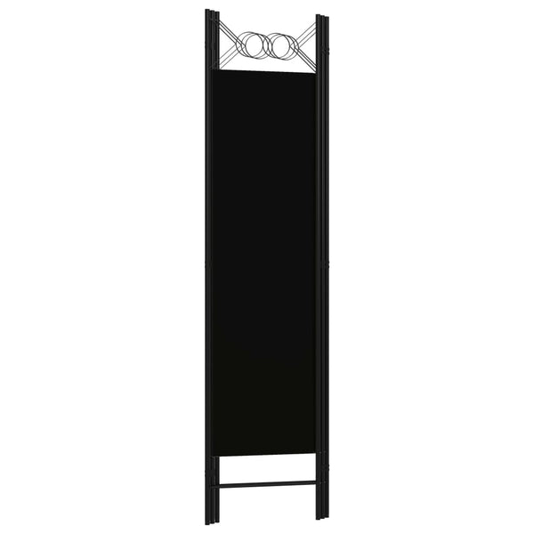 Schwarzer Raumteiler Yener 120x180cm (3-)