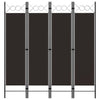 Brauner Raumteiler Yener 160x180cm (4-teilig)