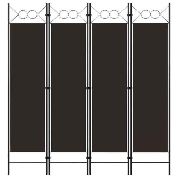 Brauner Raumteiler Yener 160x180cm (4-teilig)