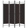 Brauner Raumteiler Yener 160x180cm (4-teilig)